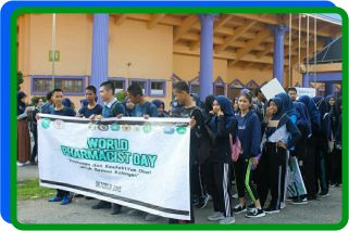 You are currently viewing Salam Farmasi Muda STIKSAM bersama Mahasiswa Farmasi Se-Kota Samarinda Dalam Menyambut WPD (WORLD PHARMACIST DAY)