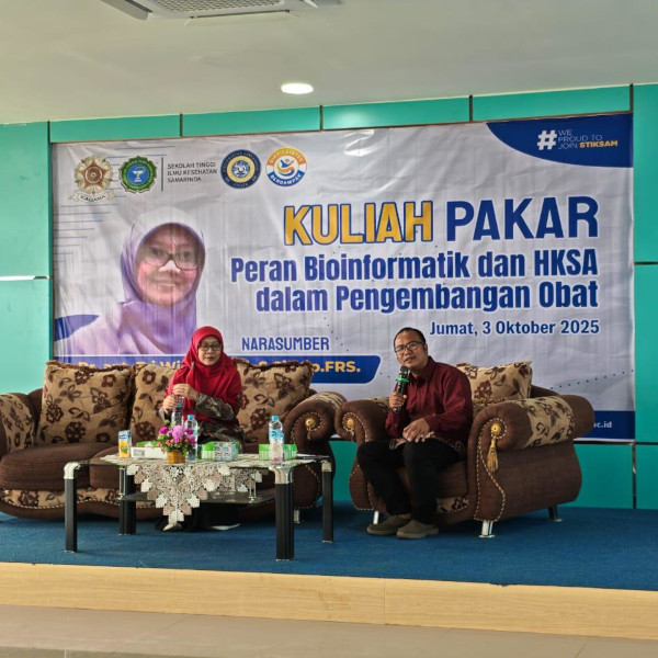 Read more about the article STIKSAM Pacu Inovasi Farmasi Melalui Kuliah Pakar Bioinformatika dan AI