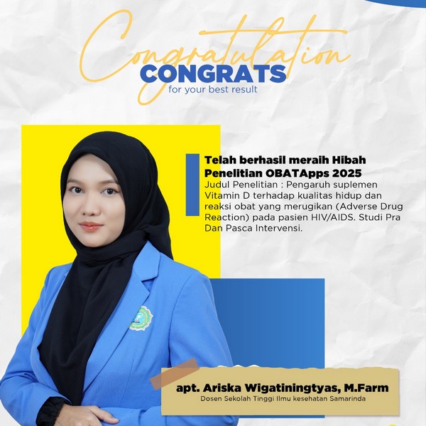 Read more about the article Dosen STIKSAM Raih Hibah Penelitian OBATApps 2025